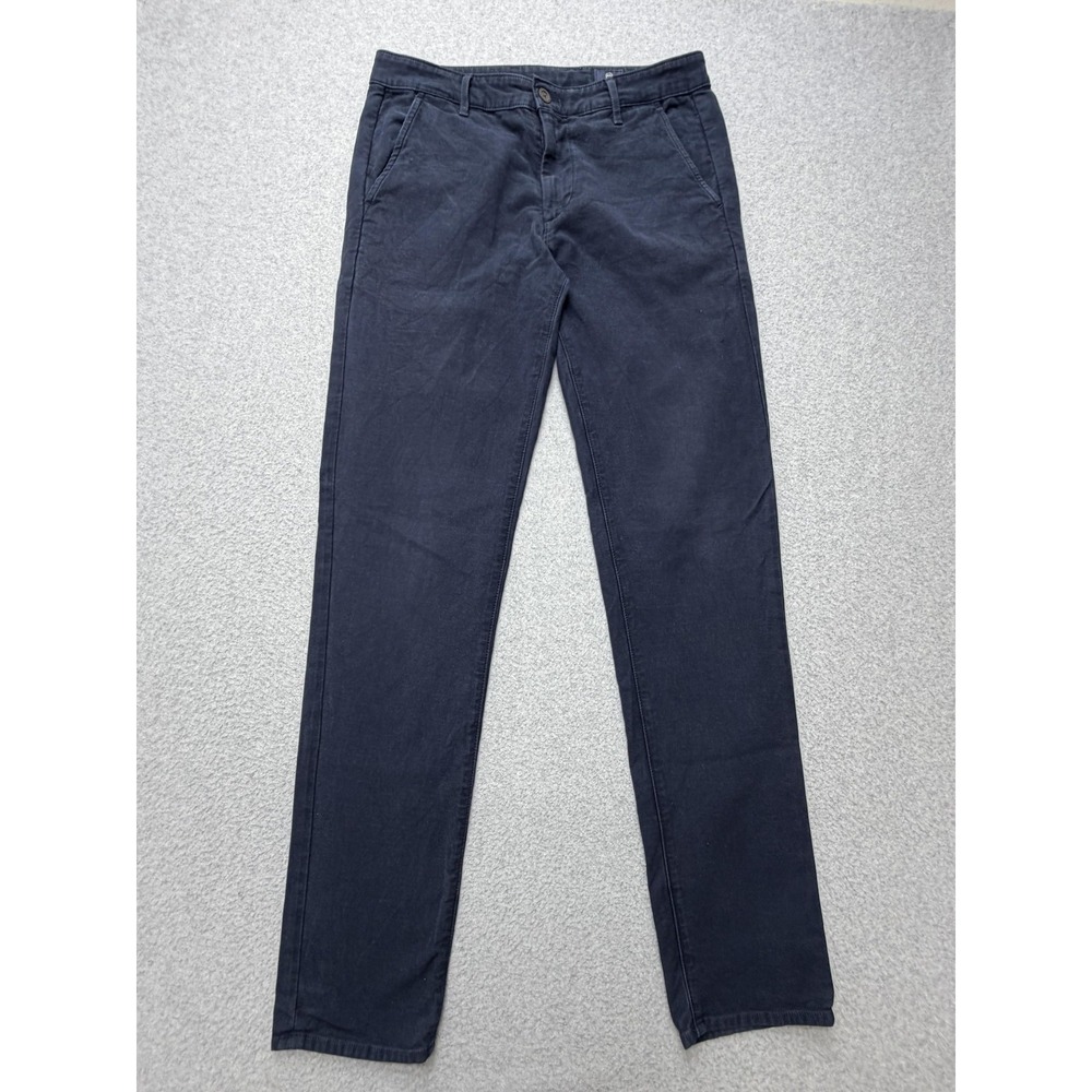 AG Adriano Goldschmied Pants Mens 31ā Blue Slim Stretch Chino Straight Casual